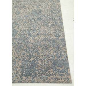 พรมขนสัตว์ผสมไหมไผ่ถักมือสีน้ำตาลเบจลายดอกไม้ สำหรับบ้าน ห้องนั่งเล่น ทางเดิน วัสดุวิสโคส รุ่น Esk-632 Chaos Theory - Product Image 4