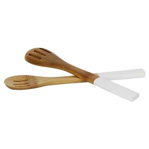 Ustensiles de cuisine en bambou fabriqués à la main ensemble d'ustensiles de cuisine cuillères en bambou rustiques de base ustensiles de cuisine du Vietnam - Product Image 3