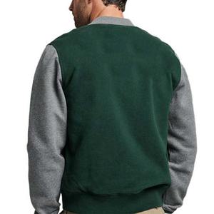 Chaquetas Versity de talla grande para hombre, venta al por mayor, chaquetas universitarias lisas de talla grande transpirables personalizadas en blanco al mejor precio para hombre de Pakistán - Product Image 5