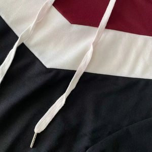 Sweat-shirts à capuche pour hommes en molleton 100% coton de haute qualité, couleur contrastée, avec logo sur le devant, coupe classique pour l'hiver - Product Image 6