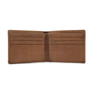 Porte-cartes en cuir de haute qualité, élégant et authentique, service OEM, vente chaude, dernier design de portefeuille en cuir - Product Image 2