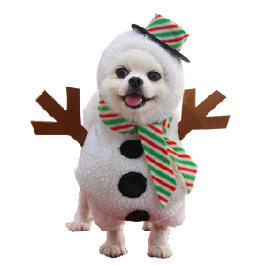 Pull en polaire chaud pour animaux de compagnie, confortable, rayé, pour Noël, pour chiens XS-XXL, pulls d'hiver - Product Image 6