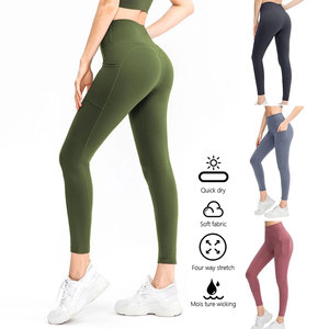 Women <b>leggings</b> with custom logo OEM breathable stretch fabric ideal for fitness branding promotional events and gifting - Product Image 6