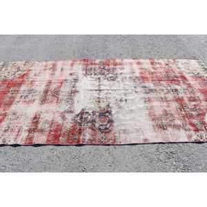 Tapis turc 5x10,3 pieds, tapis rouge du sud-ouest en laine - Product Image 3