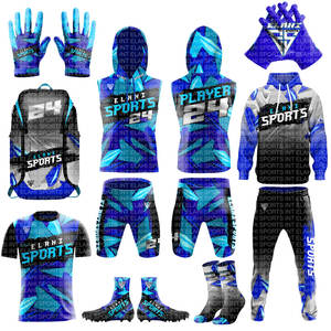 OFERTA sublimada Práctica juvenil 2025 Personalizado Alto OEM Uniformes de fútbol americano Jerseys Número impreso Camisa deportiva al por mayor - Product Image 1