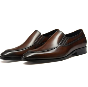 Ensemble de chaussures en cuir marron de qualité supérieure pour hommes, design élégant et semelle durable, chaussures en cuir de haute qualité pour occasions formelles - Product Image 1