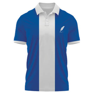 Polo de ajuste personalizado para hombre, uniforme elegante de tela de algodón ligero para uso en oficina o evento - Product Image 2