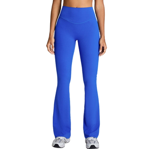 High Waist Women's <b>Leggings</b> - Standard Thickness Spandex Polyester Blend Fitness Gym Workout Running Athletic Wear - Product Image 2