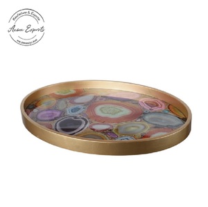 Tazón Decorativo de Esmalte con Patrón Azul, Centro de Mesa Elegante para Servir Bocadillos, Frutas, Decoración del Hogar - Product Image 6