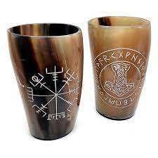 Natural Buffalo Horn Drinking Glass Stylish Durable <b>Cup</b> for Low Budget Buyers Smooth Polished Horn Tumbler By AALIYAN IMPEX - Product Image 5