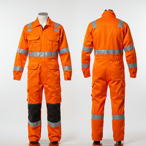 Nuevo estilo personalizado Oil Gas Power Grid Ropa de trabajo de extinción de incendios Ropa DE SEGURIDAD reflectante general Overol - Product Image 6