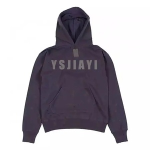 Vêtements de jogging lourds Sweatshirts Impression personnalisée hommes pull à capuche sweat à capuche brodé surdimensionné - Product Image 6