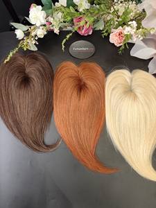 Venta caliente 2025 Topper atado a mano 100% cabello humano crudo cutícula completa alta calidad virgen recto Yaki precio al por mayor - Product Image 2