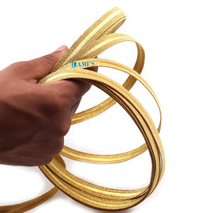 Encaje trenzado de alambre de oro de diseño personalizado para cordones uniformes trenzas de alta calidad para uniformes ceremoniales - Product Image 2