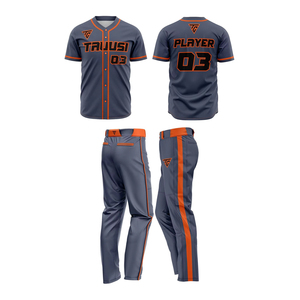 Uniforme de béisbol de manga corta personalizado de alta calidad para hombres, ropa deportiva de softbol con logotipo de equipo, pantalones cortos, estilo, la mejor tarifa de precio - Product Image 3