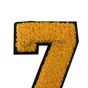 Parches de chenilla Parches de bordado de chenilla coloridos para ropa Logotipo personalizado Parches de bordado de diseño de tela de alta calidad - Product Image 2