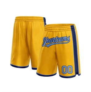Pantalones cortos de baloncesto de verano transpirables de poliéster 100% para hombre, pantalones cortos deportivos con impresión personalizada al por mayor, opciones de talla grande disponibles - Product Image 5