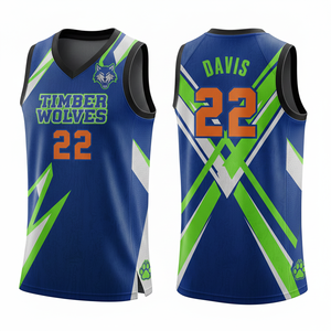 Conjunto de Uniforme de Baloncesto Personalizado para Adultos, Estilo Retro, Baloncesto 3x3, 100% Poliéster, Morado, Patrón 3D, Secado Rápido, Transpirable, Sin Mangas - Product Image 5