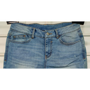 กางเกงขายาวผ้ายีนส์เอวสูงสำหรับผู้หญิงเสื้อผ้าลำลองเอวยางยืดสำหรับฤดูร้อน - Product Image 2