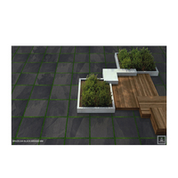 Offre Spéciale – Carrelage Extérieur en Porcelaine Vitrifiée Émaillée de 20 mm d'Épaisseur, Bicolore, 600x600 mm, pour Allée Moderne