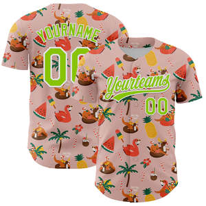 Camiseta de Béisbol Personalizada con Tema Navideño para Equipos y Aficionados - Product Image 5