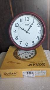 Reloj de Pared Analógico Clásico 6387, Redondo de Plástico, para Regalo, Aniversario, Oficina, Hogar, Hotel, Calidad Premium, Multiusos, en Existencia - Product Image 6