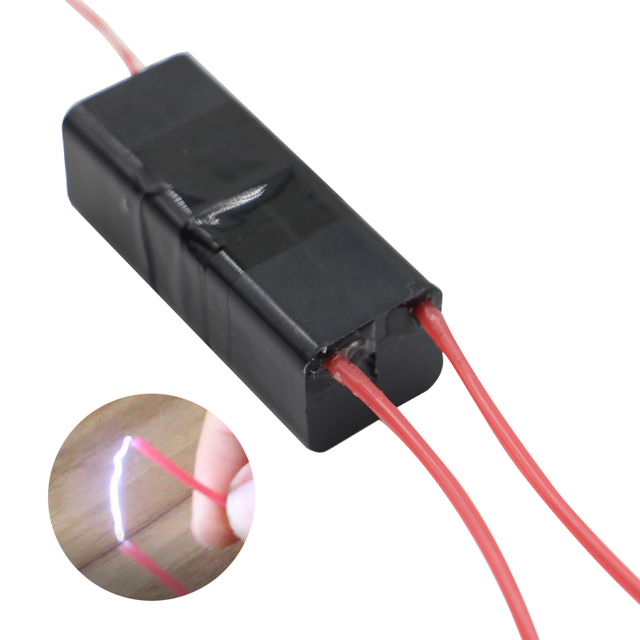 DC7.4V or 12V 30KV Step up Flyback Transformer High Voltage Generator Ignition Transformer for Self Defense Products