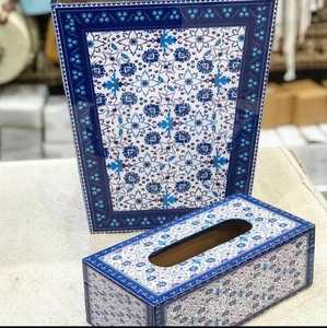 Boîte à mouchoirs en marbre de luxe en gros Distributeur de serviettes décoratif moderne pour hôtel et restaurant - Product Image 6