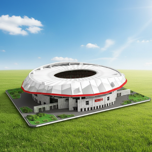 Maquette de <span class=keywords><strong>stade</strong></span> miniature en mousse 3D, kit de puzzle éducatif pour enfants et adultes, assemblage DIY - Product Image 2