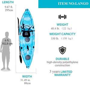 Équipement de jeux aquatiques Kayak gonflable Bateaux flottants à pédales Vélos aquatiques gonflables. - Product Image 3