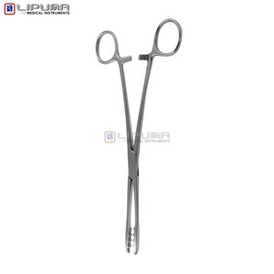 Ulrich Premium 18 cm fórceps quirúrgicos rectos de acero inoxidable Manual de instrumentos médicos de alta calidad para vendaje de pólipos - Product Image 4