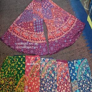 Pyjama Plazzo en Coton Imprimé pour Dames Pyjama Plazzo Imprimé Pantalon Plazzo en Coton Pyjama Imprimé d'Inde - Product Image 1