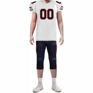 Maillot de football américain de haute qualité à manches courtes, impression de logo personnalisée, respirant, unisexe, grande taille, protection UV - Product Image 4