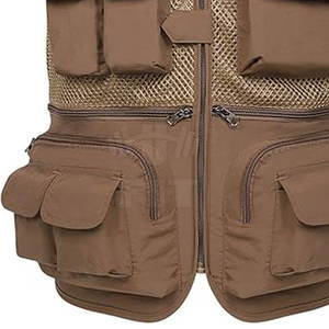 Gilet utilitaire de nouveau style en gros d'usine avec logo personnalisé, dernier modèle, meilleur gilet utilitaire - Product Image 6