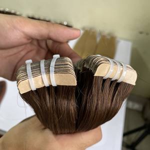 Extensions de cheveux 100 humains Remy, cheveux vierges de qualité supérieure, avec Double bande dessinée, cheveux crus péruviens - Product Image 3