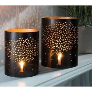 Portavelas votivo de metal con diseño victoriano para decoración vintage en comedores y salas de estar - Product Image 6