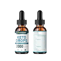 Produits de boissons liquides Keto Diet Ausreson OEM, complément énergétique naturel, gestion du poids, brûleur de graisse, Slim Fast, gouttes Keto BHB