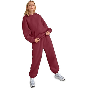 Chándal de mujer con logotipo personalizado 2025 Sudadera con capucha para correr de peso pesado para gimnasio Ropa de calle Marca de moda Ropa de boutique al por mayor - Product Image 5