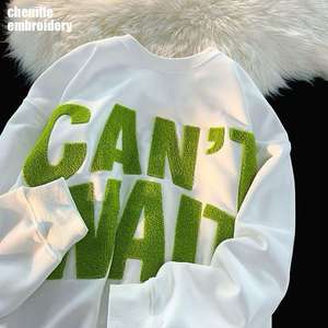 Sudadera Vintage personalizada para hombre con cuello suelto nueva moda 100% algodón patrón sólido logotipo personalizado frontal para invierno estilo Casual - Product Image 4