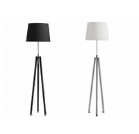 Lámpara de Pie LED de 24W, Diseño Hexagonal con Pantalla de Cúpula, Metálica Multicolor, Moderna y Sencilla, de la Colección IQBAL, en Oferta