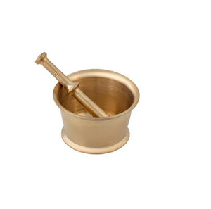 Ensemble de mortier et de pilon en laiton de petite taille unique taille colorée et personnalisée prix bon marché et emballage personnalisé naturel Offre Spéciale - Product Image 6