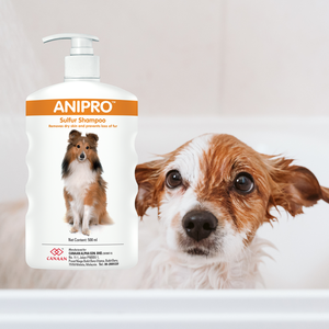 Champú de Azufre Anipro de la Mejor Calidad, Solución para el Cuidado de la Piel, Desarrollado para el Mantenimiento Continuo de la Piel y su Comodidad - Product Image 1