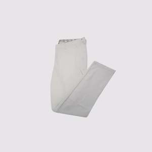 Handee Men's Beige <b>Wool</b>/Cashmere Button Fly Solid Long <b>Pants</b> - Product Image 2