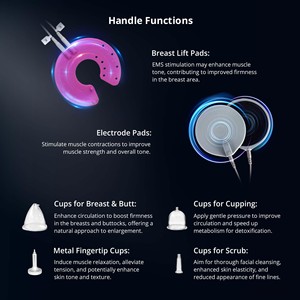 Bio <strong>Microcurrent</strong> Treatment Vacuum Therapy Breast Lifting Enhancement <strong>Machine</strong> - Product Image 3