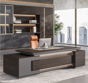 <span class=keywords><strong>Bureau</strong></span> de Direction Moderne de Luxe et Ensemble Chaise de <span class=keywords><strong>Bureau</strong></span> pour PDG, Mobilier en Bois, <span class=keywords><strong>Bureau</strong></span> en <span class=keywords><strong>L</strong></span> - Product Image 3