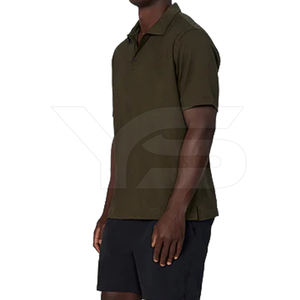 Grande taille respirant décontracté pour polo Jersey solide brodé avec des techniques d'impression bouffante - Product Image 5