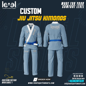 Custom Logo Kimono Jiu Jitsu Kimonos Judo Uniform New Design High Quality Bjj Gi Jiu-jitsu Martial Arts Suits - Product Image 4