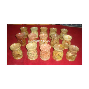 Very High Quality Designed Antique Soapstone Hand Carving for Aroma Oil Warmer Home Decoration Handicrafts Item Purposes - Product Image 1