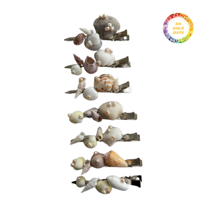 Pince à cheveux coquillage simple et chic Accessoire élégant pour toutes les coiffures - Product Image 3