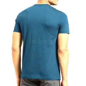 Camisetas Casuales Sólidas de Moda para Hombre, Logotipo Personalizado Impreso, 100% Algodón Transpirable y Ecológico, Manga Corta - Product Image 3